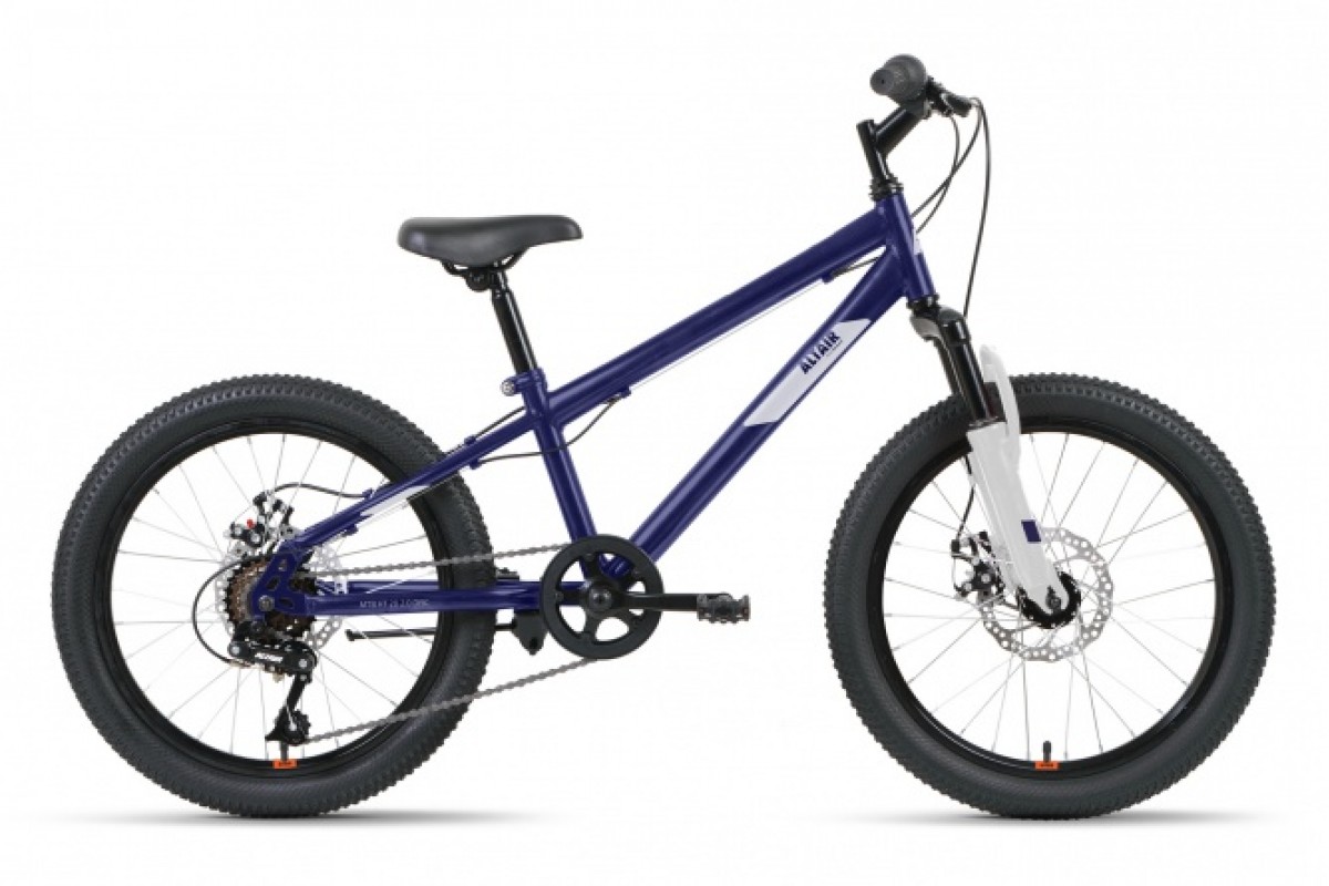 Велосипед 20 Altair MTB HT 2.0 D 6ск р.10.5 темно-синий/серебристый 2022