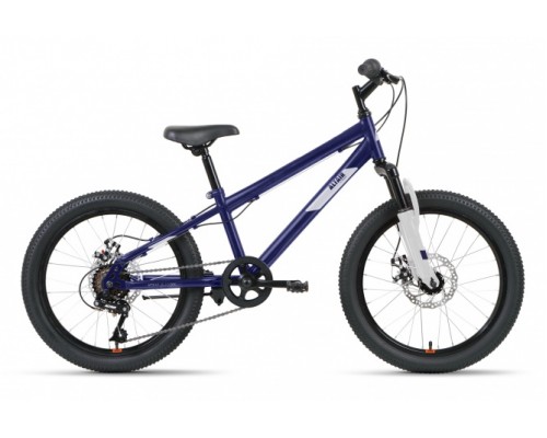 Велосипед 20 Altair MTB HT 2.0 D 6ск р.10.5 темно-синий/серебристый 2022