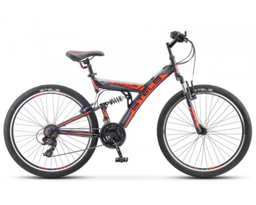 Велосипед 26 Stels Focus V V030 18 ск оранжевый/черный