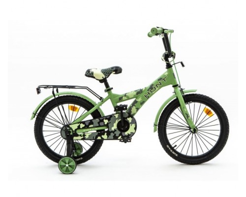 Велосипед 18 Zigzag Hunt Хаки зеленый