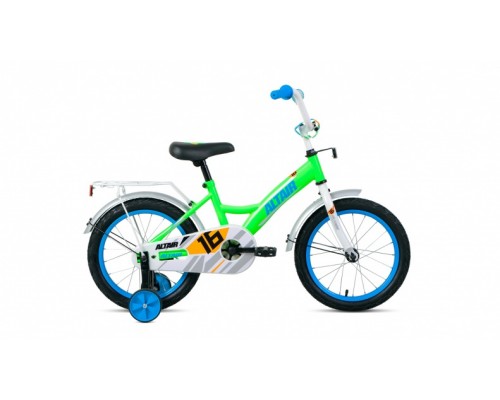 Велосипед 16 Altair Kids ярко-зеленый/синий 2020-2021 Акция