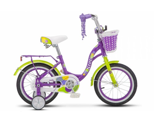 Велосипед 18 Stels Jolly V010 1 ск р.11 белый/фиолетовый