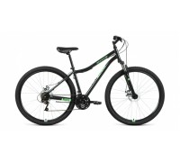 Велосипед 29 Altair MTB HT 2.0 disc 21 ск р.19 черный/ярко-зеленый 2022