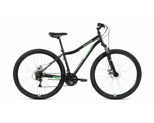 Велосипед 29 Altair MTB HT 2.0 disc 21 ск р.19 черный/ярко-зеленый 2022