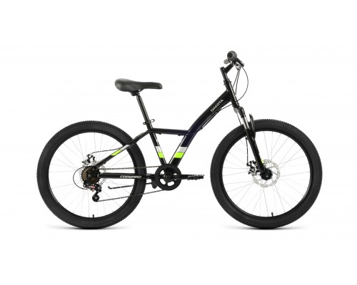 Велосипед 24 FORWARD DAKOTA 2.0 D 6 ск р.13 черный/зеленый 2022