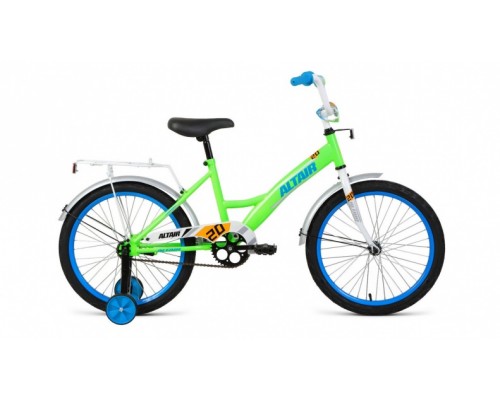 Велосипед 20 Altair Kids 1 ск р.13 ярко-зеленый/синий 2022 Акция