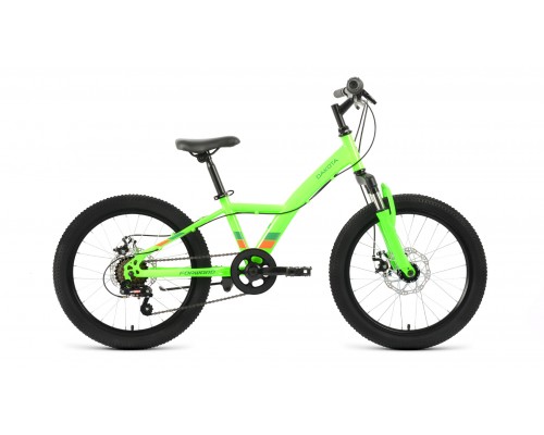 Велосипед 20 FORWARD DAKOTA 2.0 6ск р.10,5 ярко-зеленый/ярко-оранжевый 2022