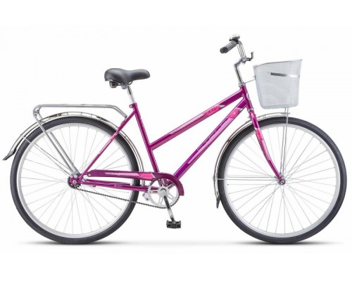 Велосипед 28 дорожный Stels Navigator 305 С Lady 1ск +корзина пурпурный