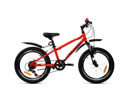 Велосипед 20 FORWARD UNIT 2.0  6ск р.10,5 красный/черный 2022