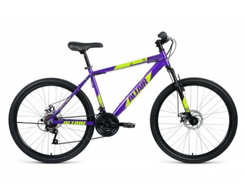 Велосипед 26 Altair D 21ск р.18 AL фиолетовый/зеленый 2018-2019 Акция