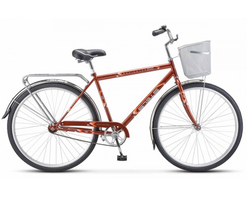 Велосипед 28 дорожный Stels Navigator 300 С Z010 1 ск р.20+корзина бронзовый