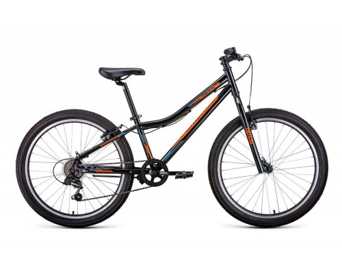 Велосипед 24 FORWARD TITAN 1.0 FR 6 ск р.12 черный 2023
