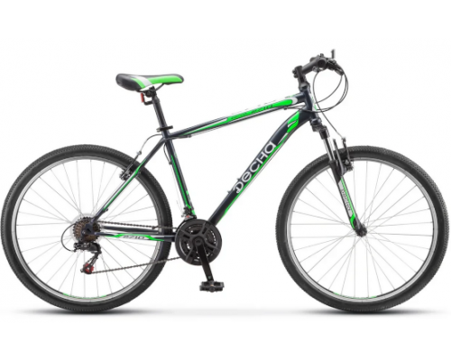 Велосипед 29 Stels Десна 2910 V F010 21 ск  р.18 серый/зеленый Акция