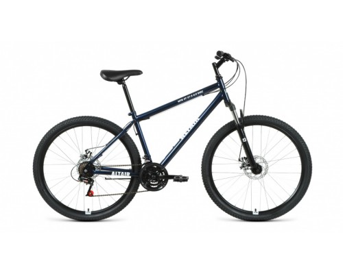 Велосипед 27,5 Altair HT 2.0 disc 21 ск р.19 темно-синий/белый 2020-2021 Акция