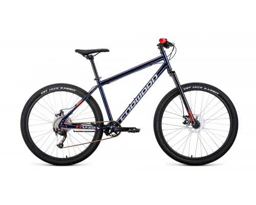Велосипед 27,5 FORWARD Sporting X D 9 ск р.17 темно-синий/красный 2022 Акция