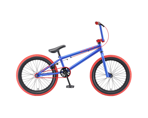 Велосипед 20 BMX Tech Team Mack 1 ск синий/красный