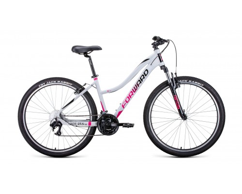 Велосипед 27,5 FORWARD Jade 1.0 21 ск AL р.16,5 серый/розовый 2022