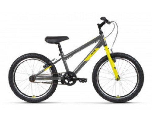 Велосипед 20 Altair MTB HT 1.0 1ск р.10.5 темно-серый/желтый 2022 Супер цена