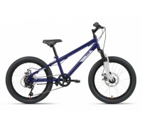 Велосипед 20 Altair MTB HT 2.0 D 6ск р.10.5 темно-синий/серебристый 2022