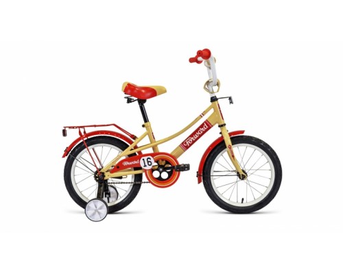 Велосипед 20 FORWARD Azure 1ск р.10,5 бежевый/красный 2019-2020 Акция