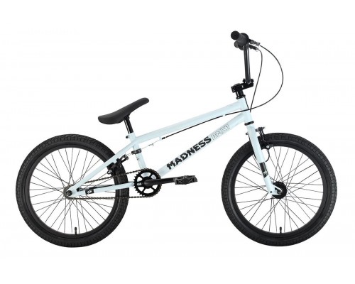 Велосипед 20 BMX Stark Madness 1 серебристый/черный 2022