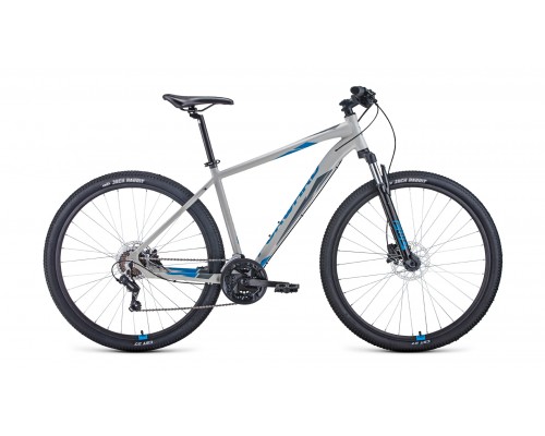 Велосипед 29 FORWARD APACHE 3.2 Disk 21ск AL р.17 серый/синий 2020-2021
