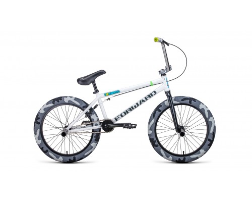 Велосипед 20 BMX FORWARD Zigzag 1 ск р.20,5 белый 2020-2021 Акция