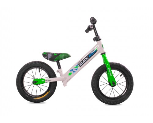 Велосипед беговой Black Aqua 123 1 ск (бело-зеленый) Акция