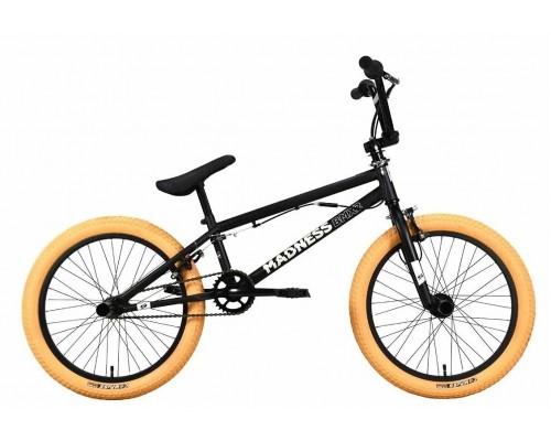 Велосипед 20 BMX Stark Madness 2 черный/кремовый/кремовый 2022