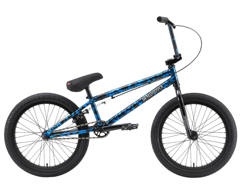 Велосипед 20 BMX Tech Team Grasshoper 1 ск сине-черный