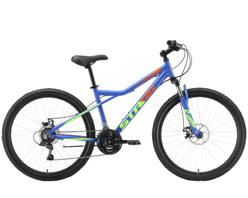 Велосипед горный 26 Stark Slash 26.1 D  21 ск р. 14,5  AL насыщенный синий/горчичный 2023