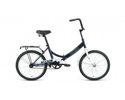 Велосипед 20 скл Altair City 1ск р.14 темно-синий/белый 2022
