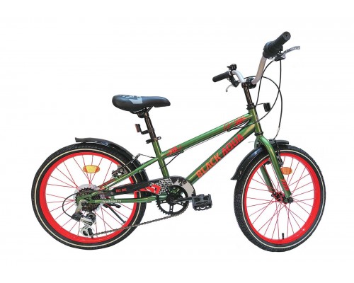Велосипед 20 Black Aqua Sport 6 ск (хаки-оранжевый)