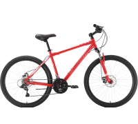 Велосипед горный 26 Stark Outpost 26.2 D  21 ск р. 18  AL красный/белый 2022