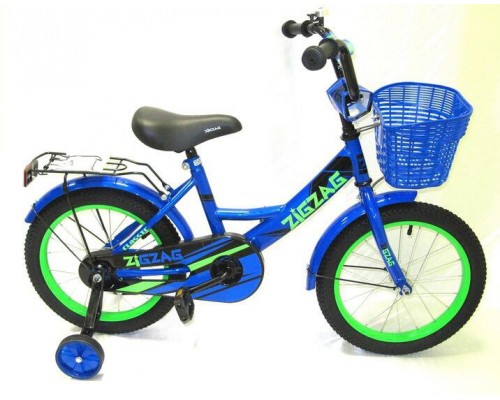 Велосипед 14 Zigzag Classic синий Акция