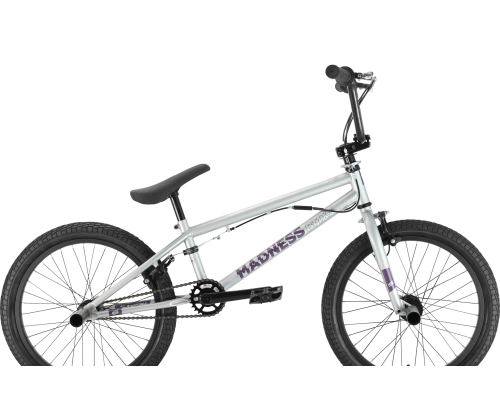 Велосипед 20 BMX Stark Madness 3 серебристый/фиолетовый 2022