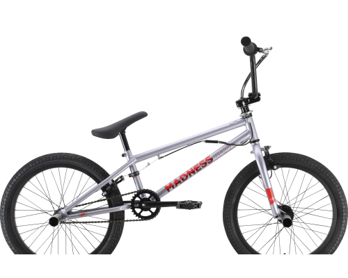 Велосипед 20 BMX Stark Madness 2 серый/красный/черный 2022