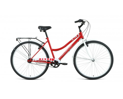 Велосипед 28 Altair City low 3.0 3 ск р.19 темно-красный/белый 2020-2021