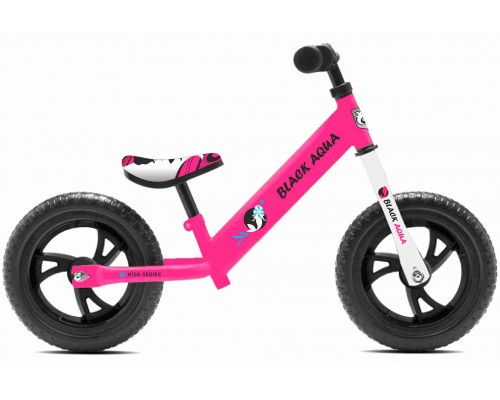 Велосипед беговой Black Aqua 122 1 ск (розовый) Акция